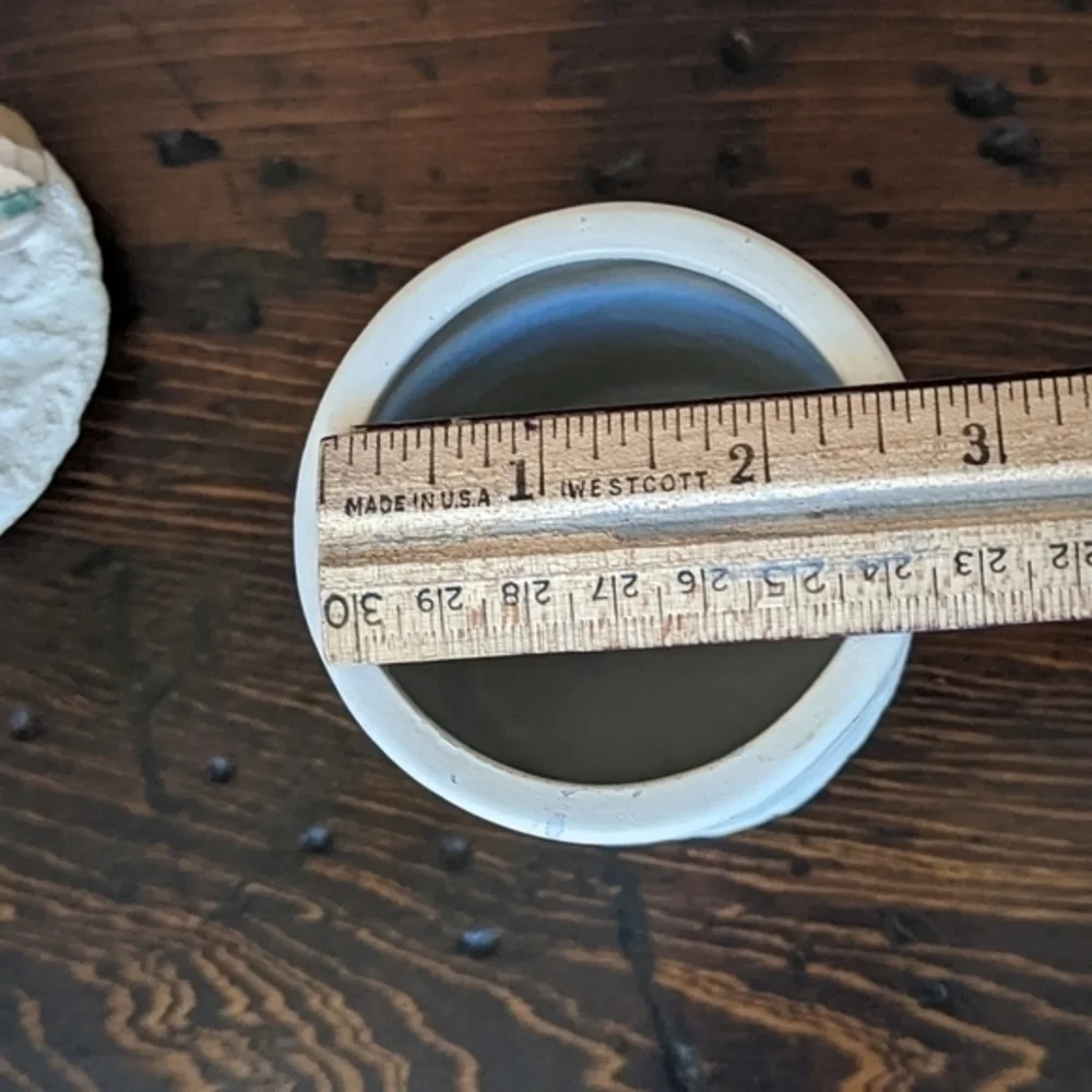 VTG Rustic Christmas Candle Holder With Topper Santa‎ And Snowman 7 1/2